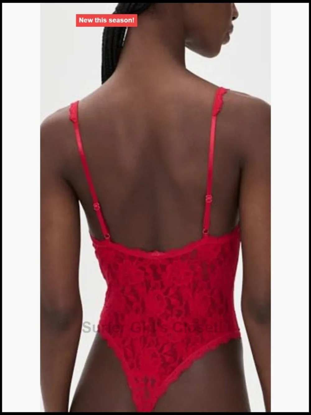 Lace Crotchless Teddy with Adjustable Straps